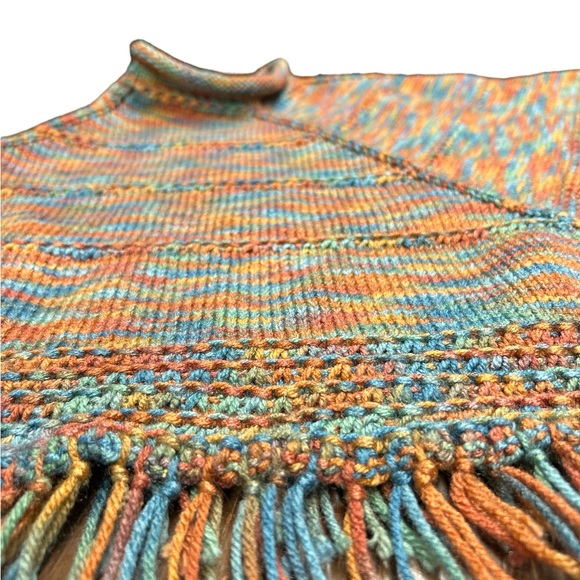 Poncho wool blend - Picture 5 of 6